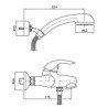 Zucchetti Elfo Bath Shower Taps