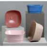 White Ceramic Idea Waschbecken