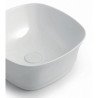 White Ceramic Idea Waschbecken