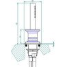 Zazzeri JK21 Bath Shower Taps