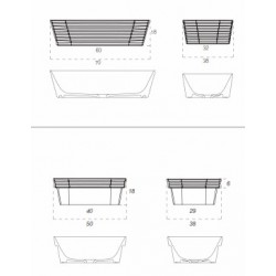 Disegno Ceramica Loom Wastafels