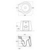 Disegno Ceramica Catino WC