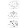 Disegno Ceramica Catino WC