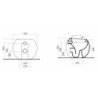 Disegno Ceramica Sfera Toilets