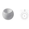 Disegno Ceramica Sfera Basins