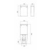 Toilettes Disegno Ceramica Weg