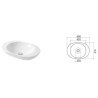 Disegno Ceramica Ovo Waschbecken