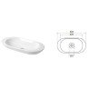 Disegno Ceramica Ovo Waschbecken