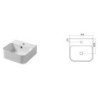 Disegno Ceramica Slim Waschbecken