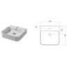 Disegno Ceramica Slim Waschbecken