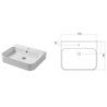 Disegno Ceramica Slim Waschbecken