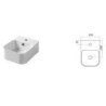 Disegno Ceramica Slim Waschbecken