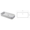 Disegno Ceramica Slim Tvättställ