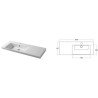 Disegno Ceramica Edge Handfat