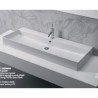 Disegno Ceramica Slim Waschbecken