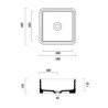 Valdama Trace Bathroom Basins