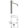 Guglielmi Novo Inox Wastafelkranen