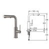 Guglielmi Novo Inox Kitchen Taps