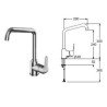 Guglielmi Sprint Kitchen Taps