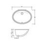 Vitruvit Oval Onderbouwwastafels