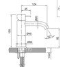 Mélangeurs Lavabo Neve Zero316