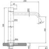 Mélangeurs Lavabo Neve Zero316