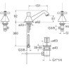 Cristina Impero Bathroom Taps