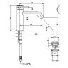 Bongio Linea Basin Taps