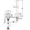 Mélangeurs Lavabo Bongio Linea
