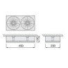 Boffi Wing Bath Shower Taps